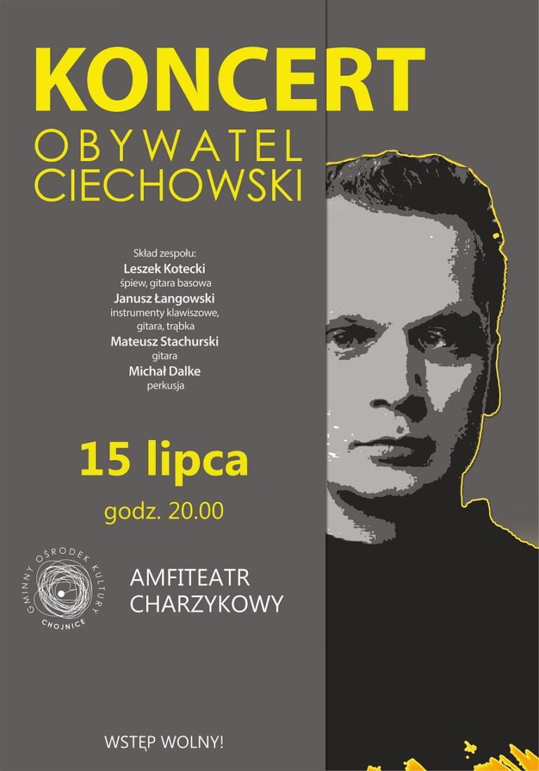 Koncert 'Obywatel Ciechowski' w Charzykowy