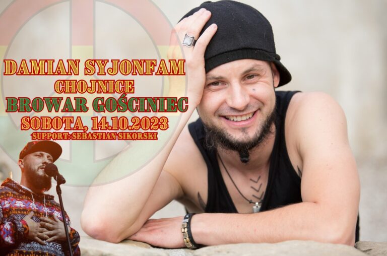 Damian Syjonfam z zespołem - koncert w Chojnicach