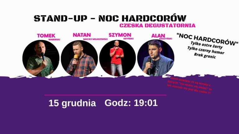 Stand-Up w Czeska Degustatornia - Noc Hardcorów