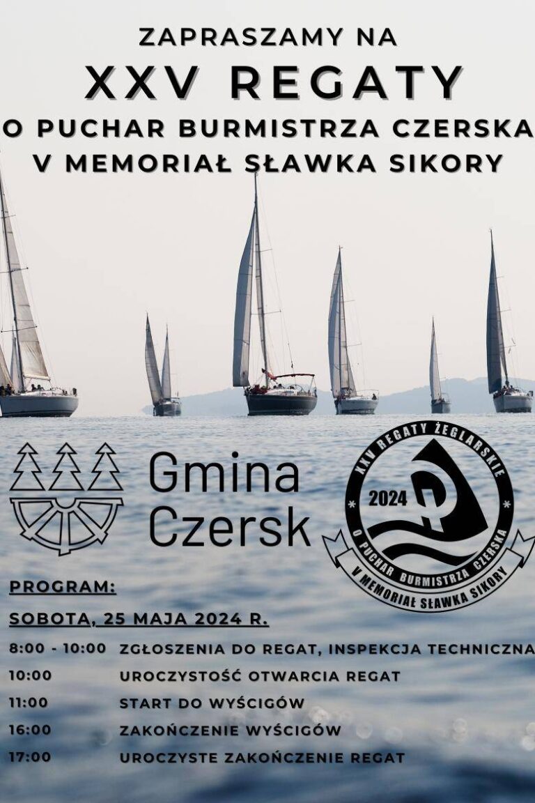 Regaty o Puchar Burmistrza Czerska 2024 Regaty o Puchar Burmistrza Czerska 2024