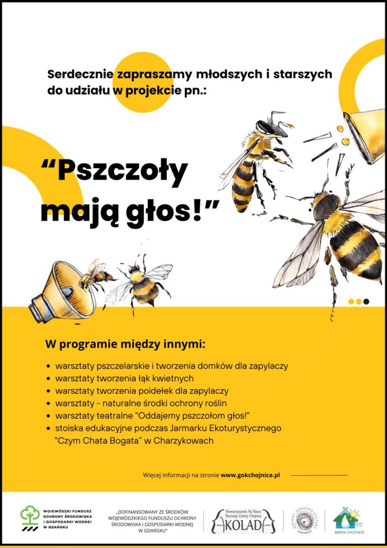 Projekt „Pszczoły mają głos!” i XV Jarmark Ekoturystyczny 2024