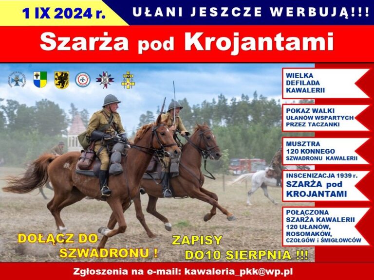 Widowisko Historyczno-Militarne "Szarża pod Krojantami 2024" - program
