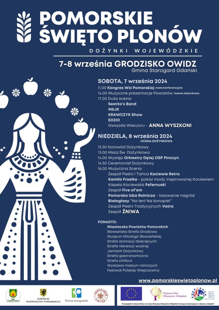 Dożynki Wojewódzkie - Pomorskie Święto Plonów 2024