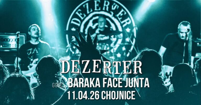 Koncert DEZERTER + BARAKA FACE JUNTA Koncert DEZERTER + BARAKA FACE JUNTA