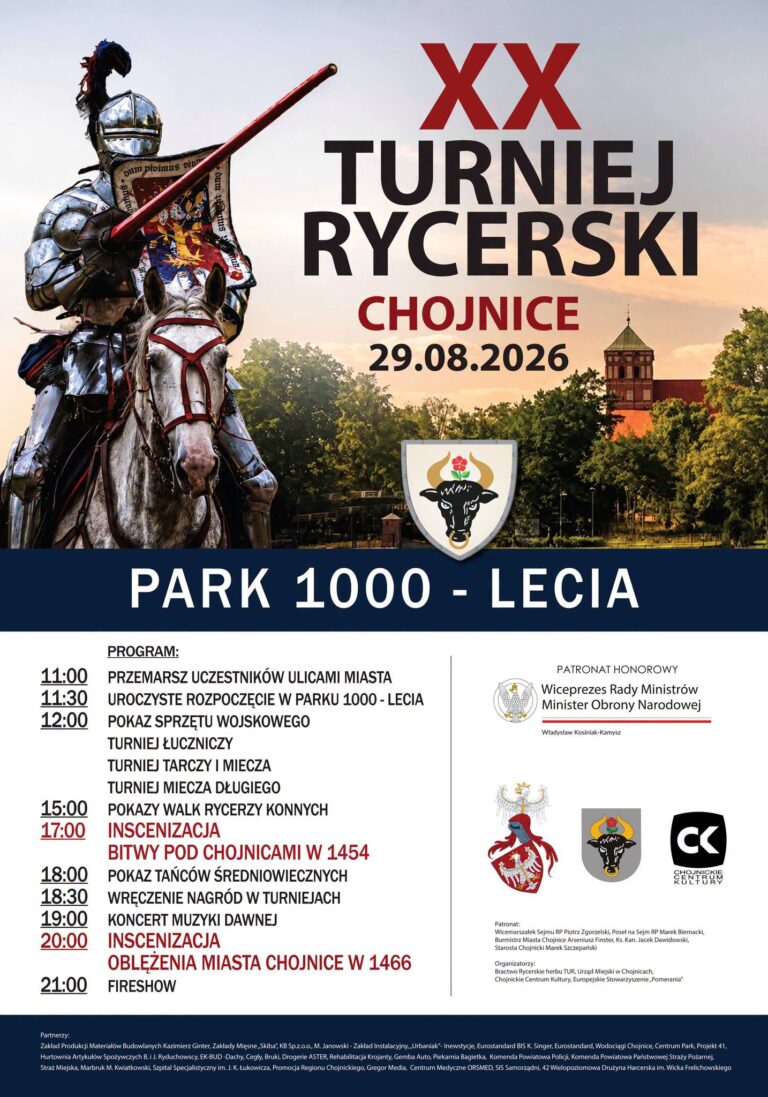 XX Turniej Rycerski 2026 - program XX Turniej Rycerski 2026 - program